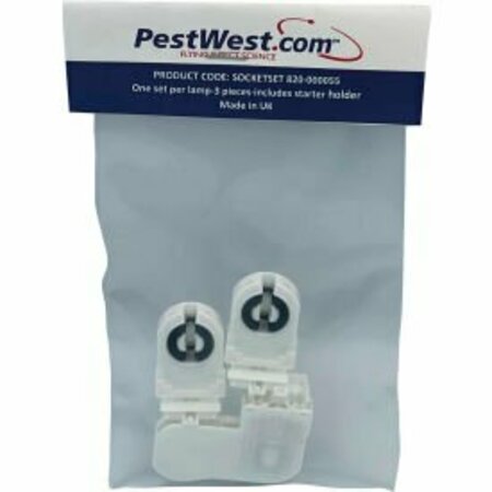 PESTWEST USA LLC PestWest Mantis Lamp Holder Set Of 3 820-000055